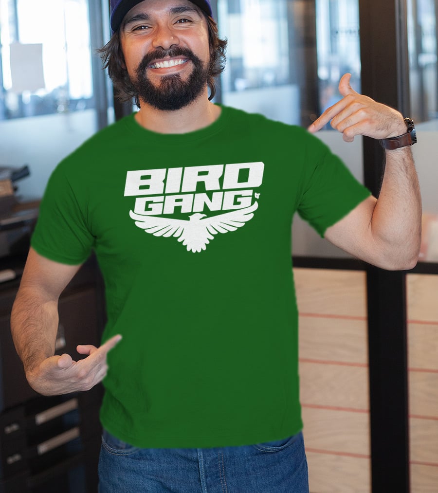 Bird Gang Eagles Wing Emblem T-Shirt