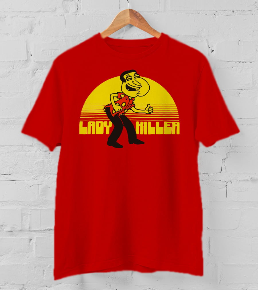 Lady Killer Quagmire Retro Sunset T-Shirt