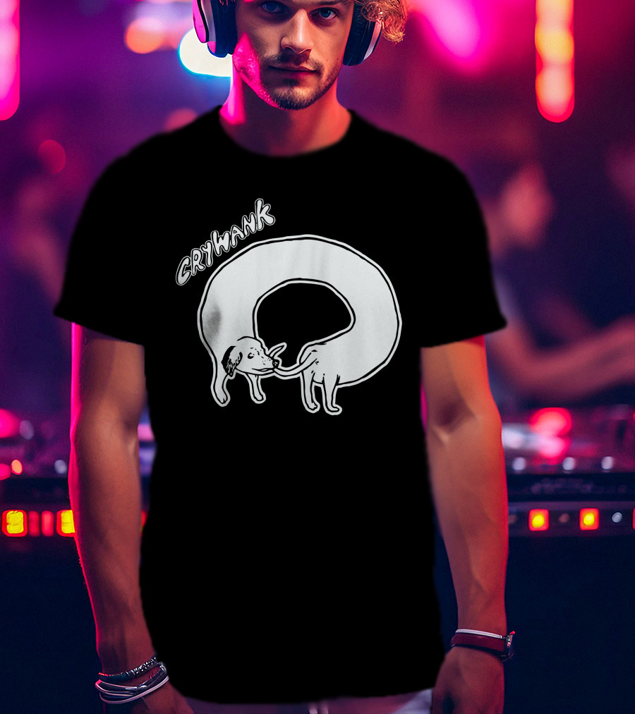 Crywank Endless Dog Loop T-Shirt