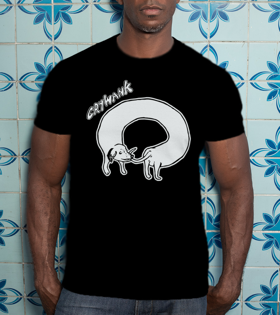 Crywank Endless Dog Loop T-Shirt