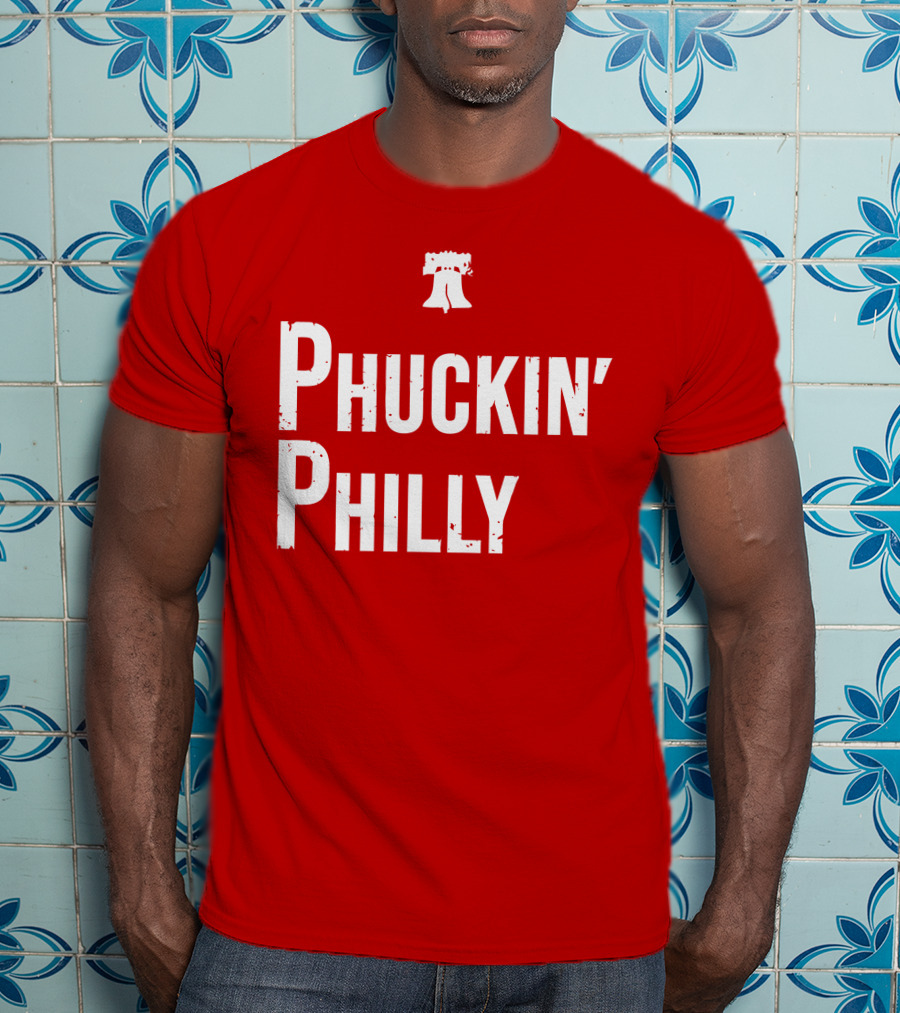 Phuckin Philly Liberty Bell Red T-Shirt