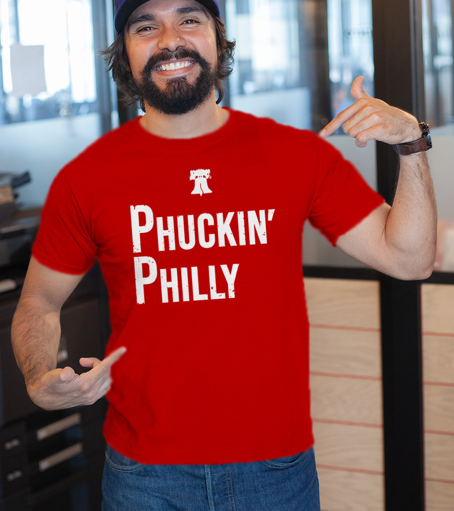 Phuckin Philly Liberty Bell Red T-Shirt