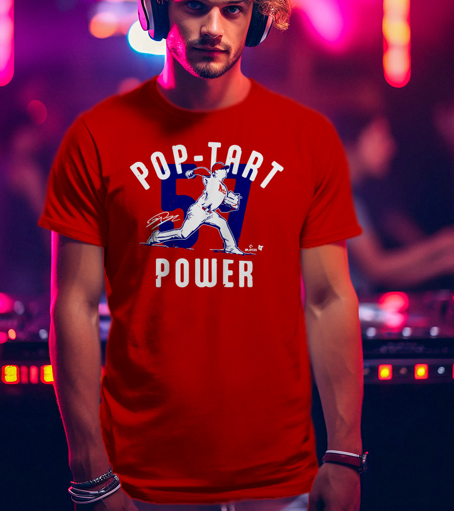 Pop Tart Power 59 Pitcher Players MLB T-Shirt