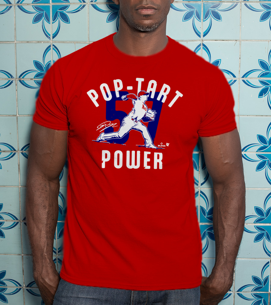Pop Tart Power 59 Pitcher Players MLB T-Shirt