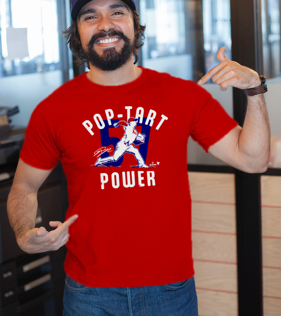 Pop Tart Power 59 Pitcher Players MLB T-Shirt