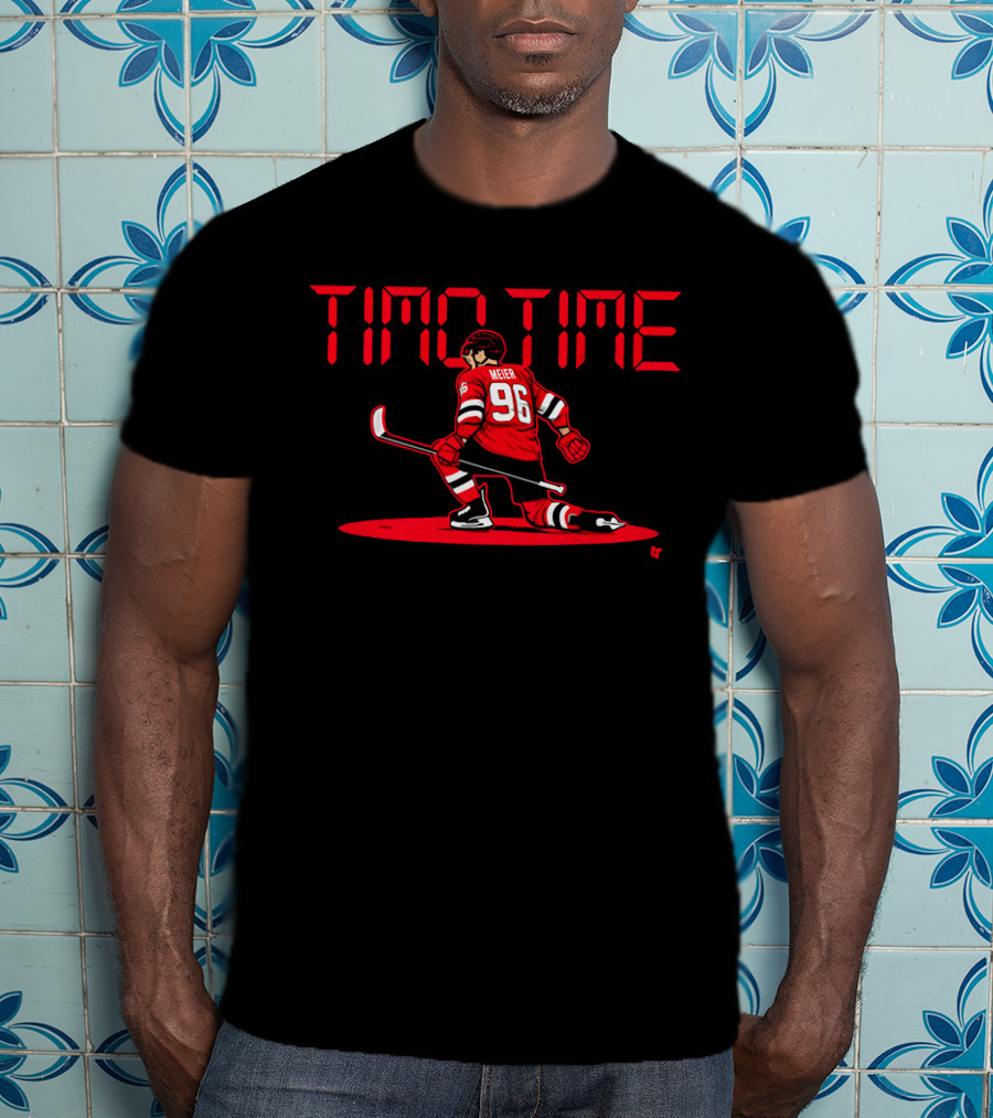 New Jersey Timo Meier 96 Timo Time T-Shirt