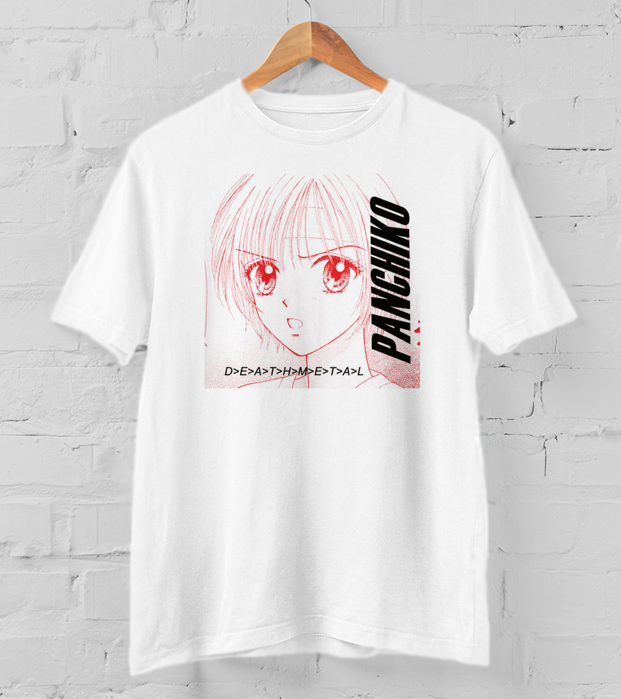 PANCHIKO D>E>A>T>H>M>E>T>A>L Anime T-Shirt