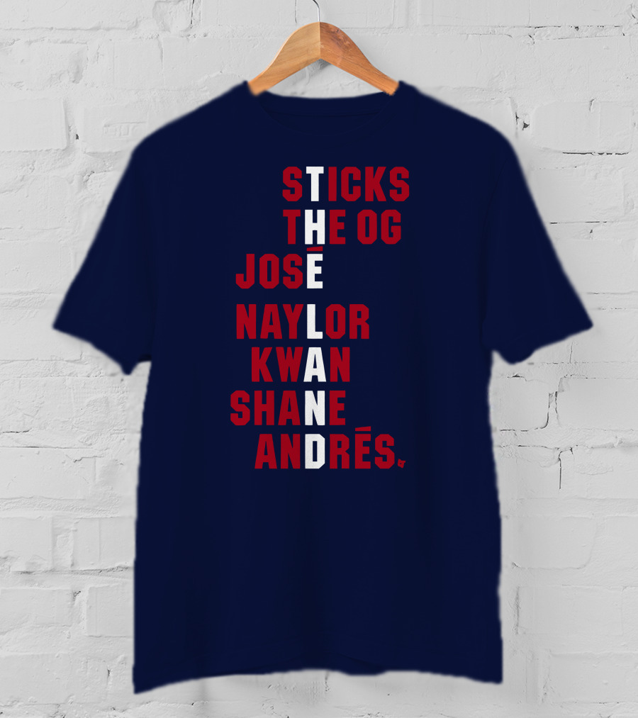 Sticks The Og Jose Naylor Kwan Shane Andrés The Land Names T-Shirt