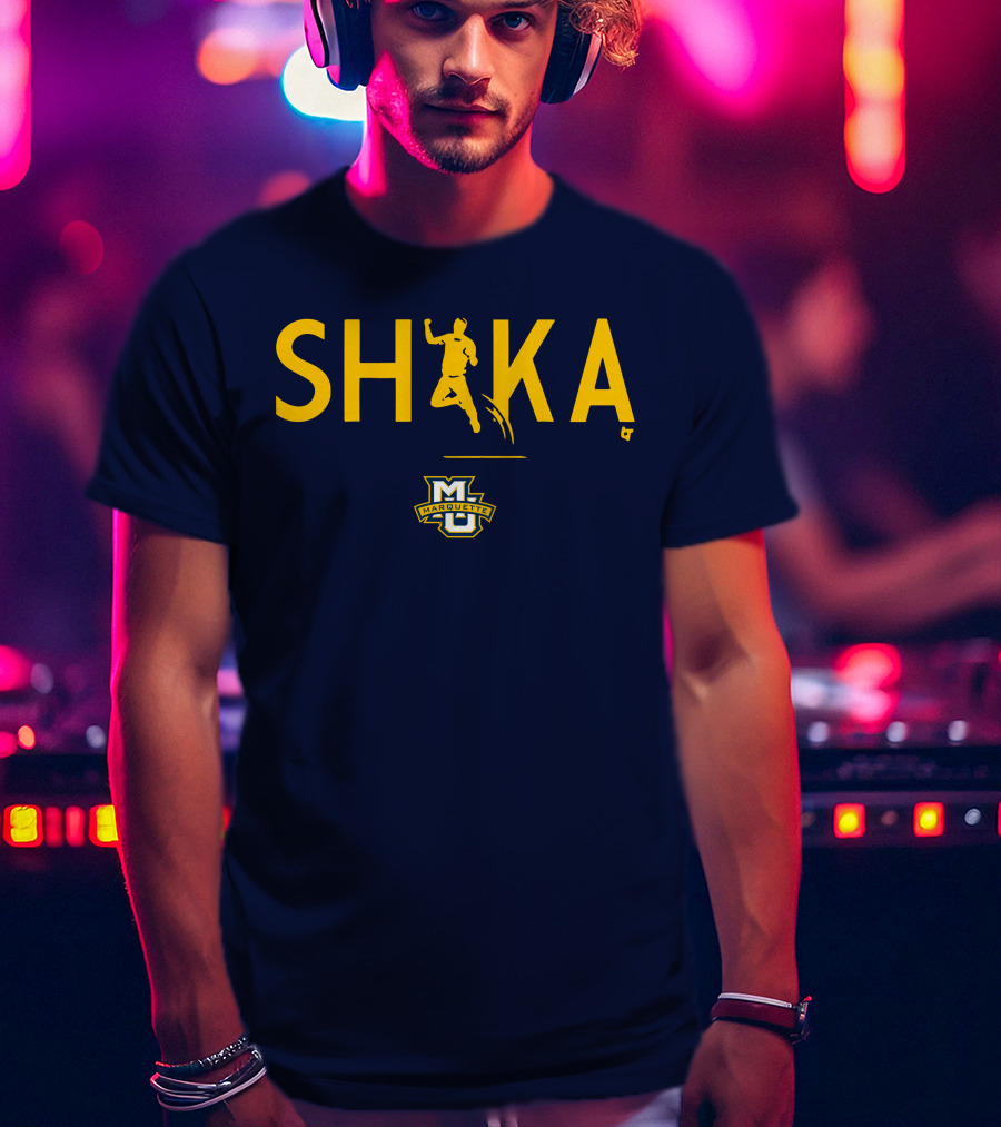 Marquette Basketball Shaka MU T-Shirt