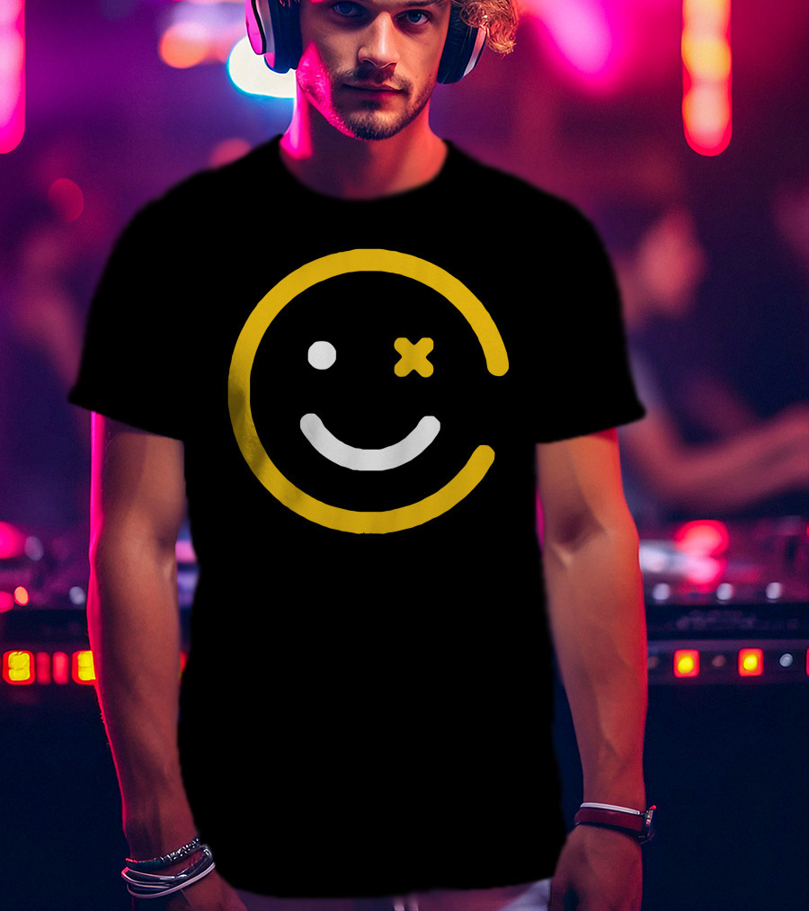 Happy Punch Winking Face Emoji T-Shirt