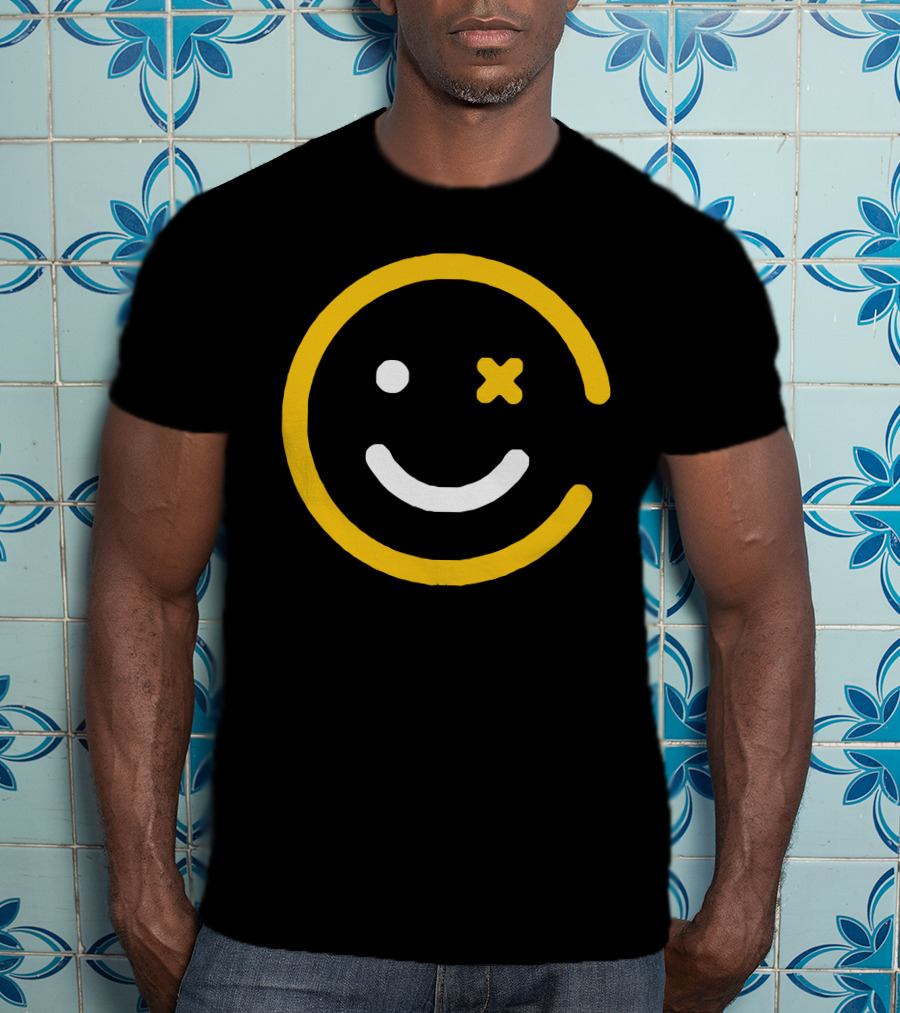 Happy Punch Winking Face Emoji T-Shirt