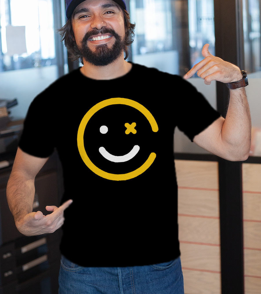 Happy Punch Winking Face Emoji T-Shirt