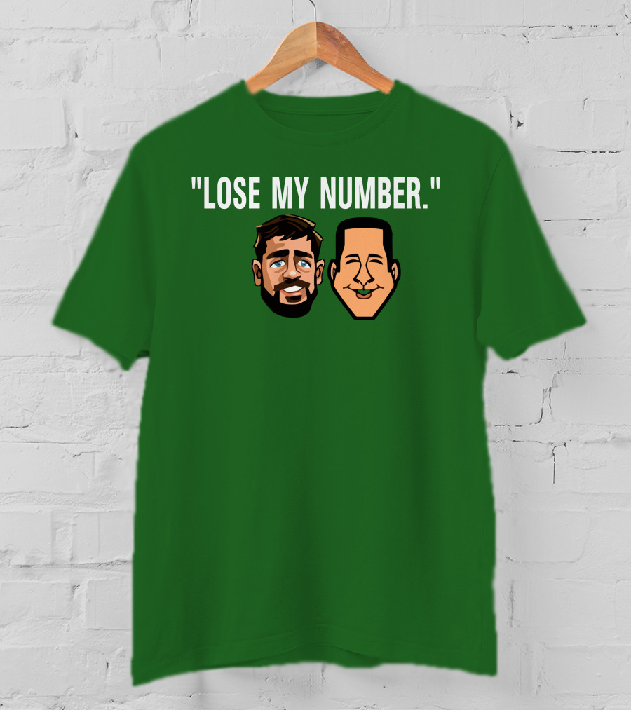 Lose My Number Aaron Rodgers Adam Schefter T-Shirt