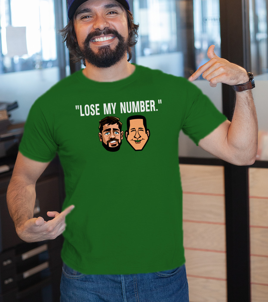 Lose My Number Aaron Rodgers Adam Schefter T-Shirt