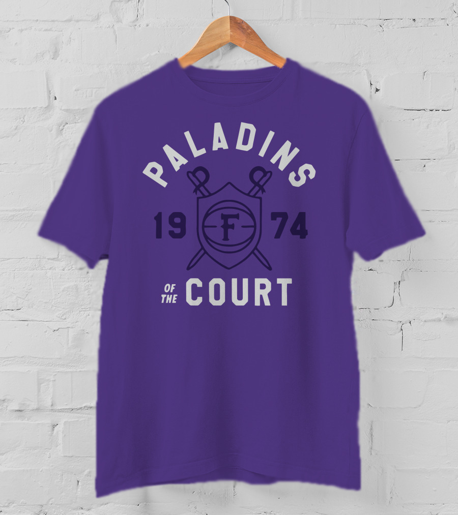 Paladins Of The Court 1974 F Shield Emblem T-Shirt