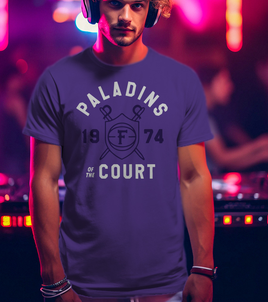 Paladins Of The Court 1974 F Shield Emblem T-Shirt