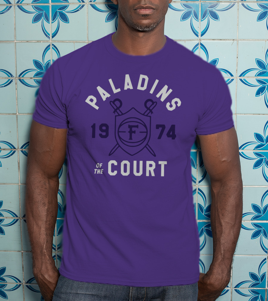 Paladins Of The Court 1974 F Shield Emblem T-Shirt