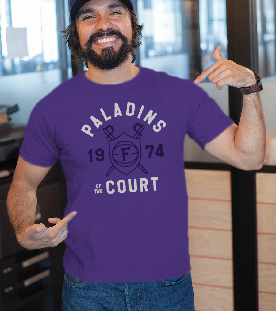 Paladins Of The Court 1974 F Shield Emblem T-Shirt