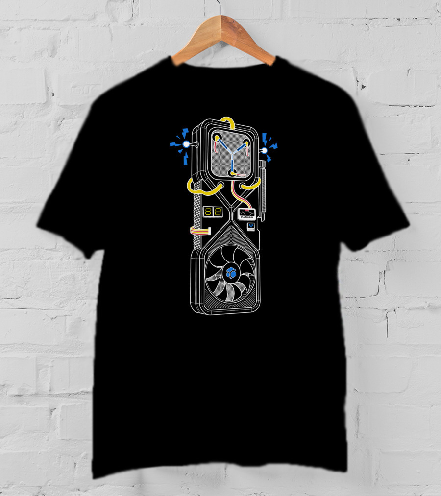Flux Capacitor Graphics Card 3080 Fusion T-Shirt