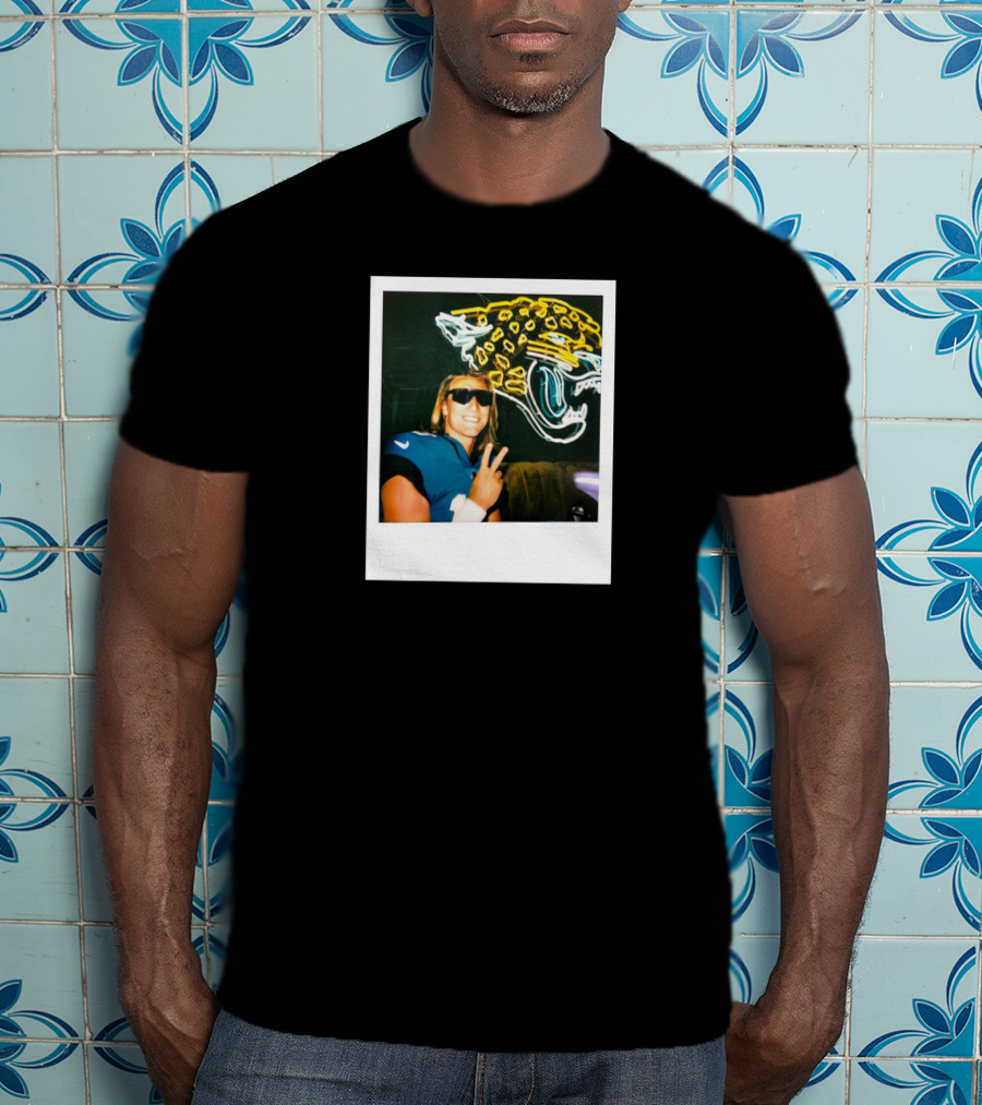 Trevor Lawrence Steezy Trev Jacksonville Jaguars Profile Picture T-Shirt