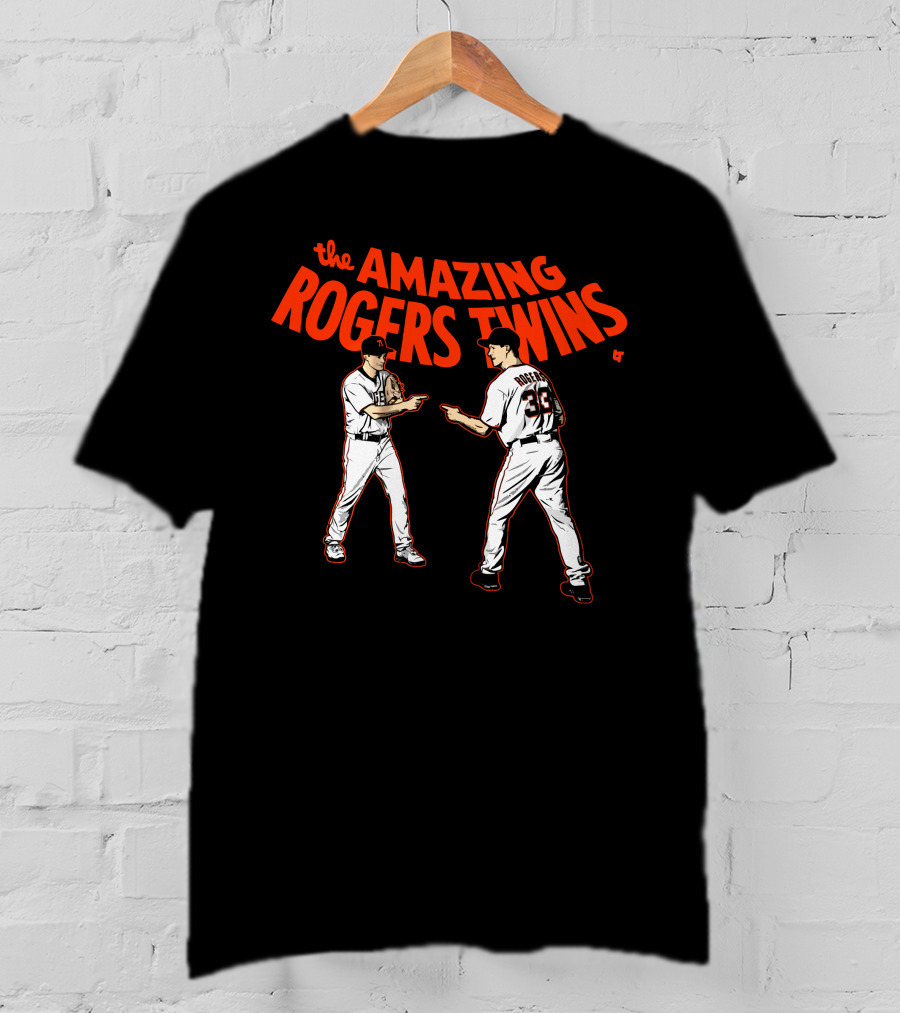 The Amazing Rogers Twins San Francisco Baseball Players T-Shirt