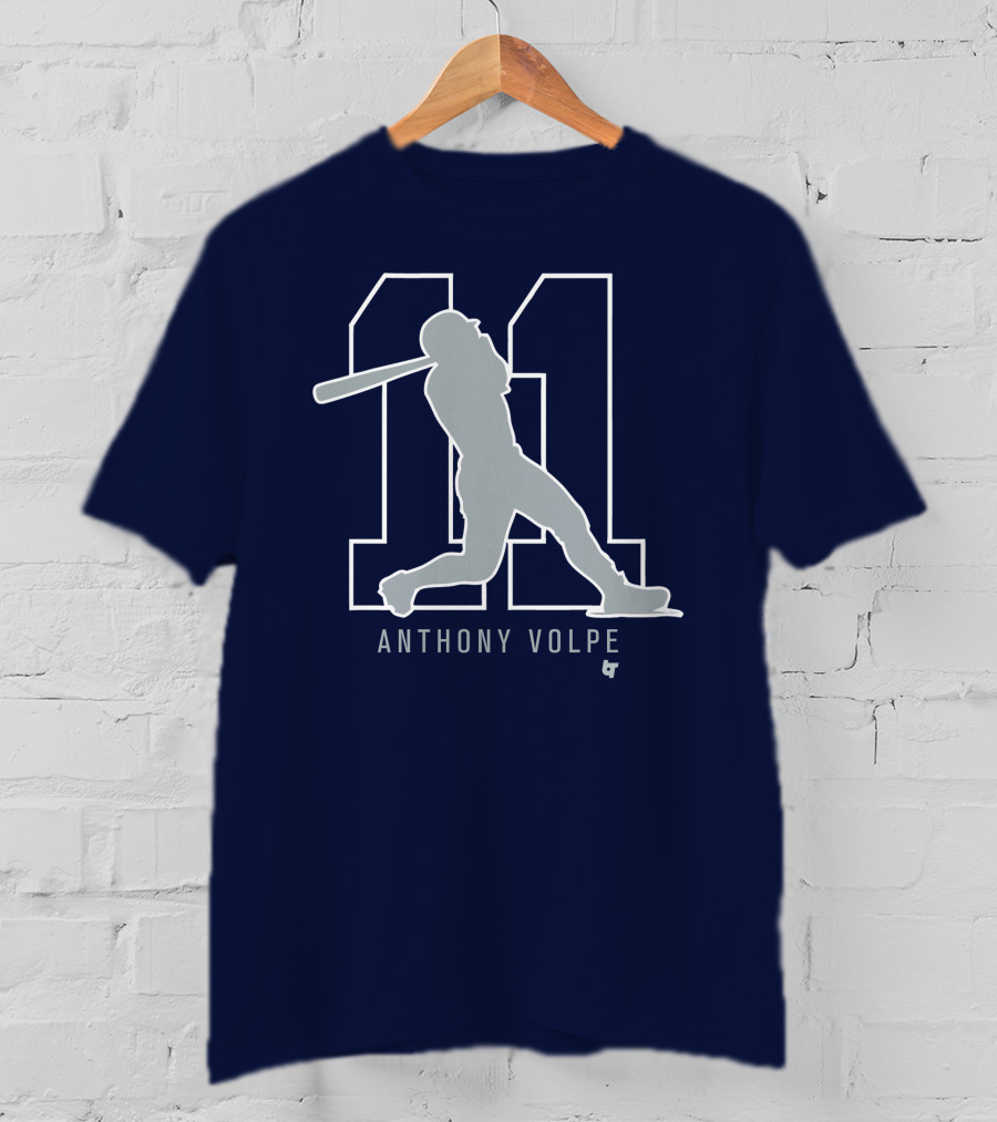 Anthony Volpe 11 New York Baseball T-Shirt