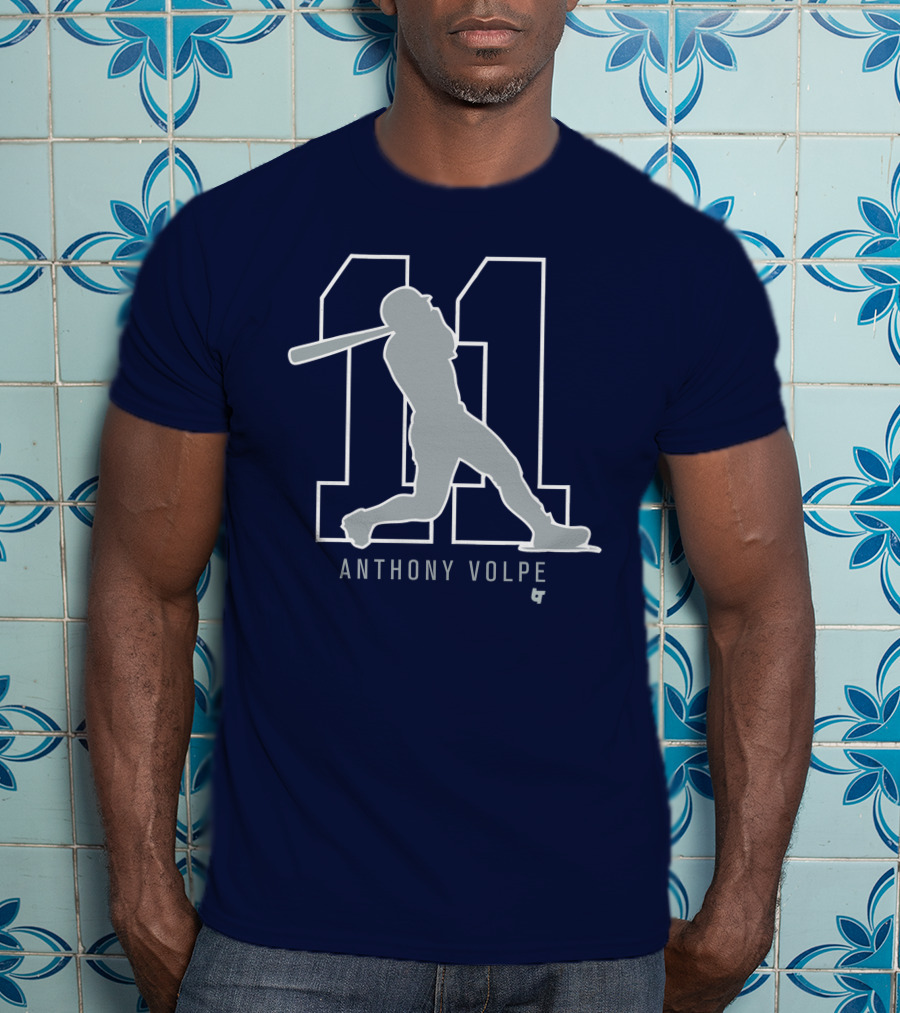 Anthony Volpe 11 New York Baseball T-Shirt