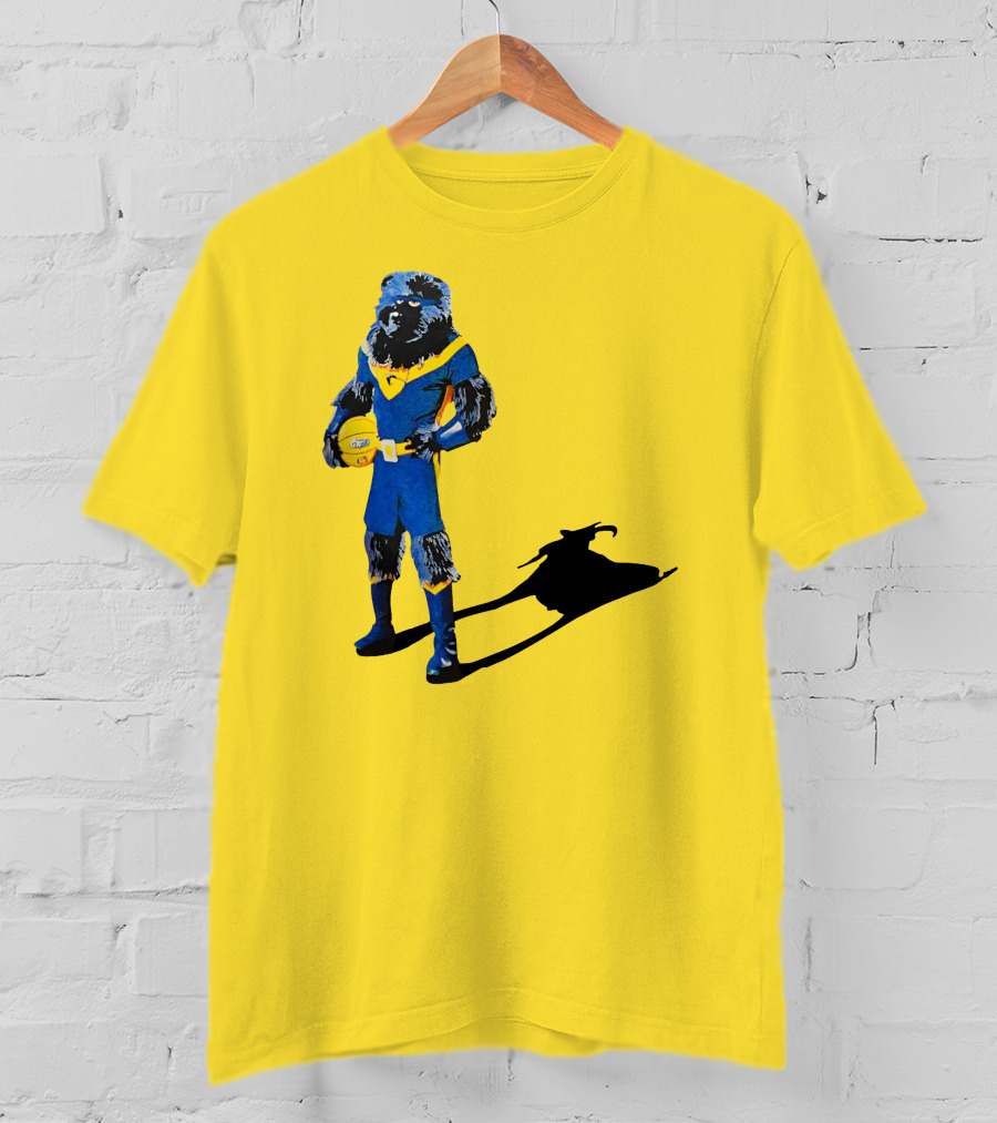 Memphis Grizzlies Basketball GOAT With Superhero Bear And Goat Shadow T-Shirt