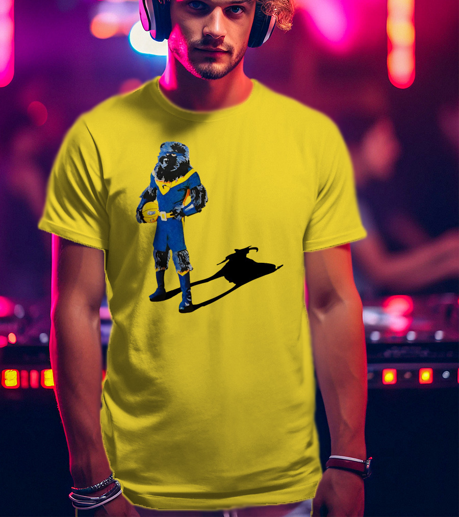 Memphis Grizzlies Basketball GOAT With Superhero Bear And Goat Shadow T-Shirt