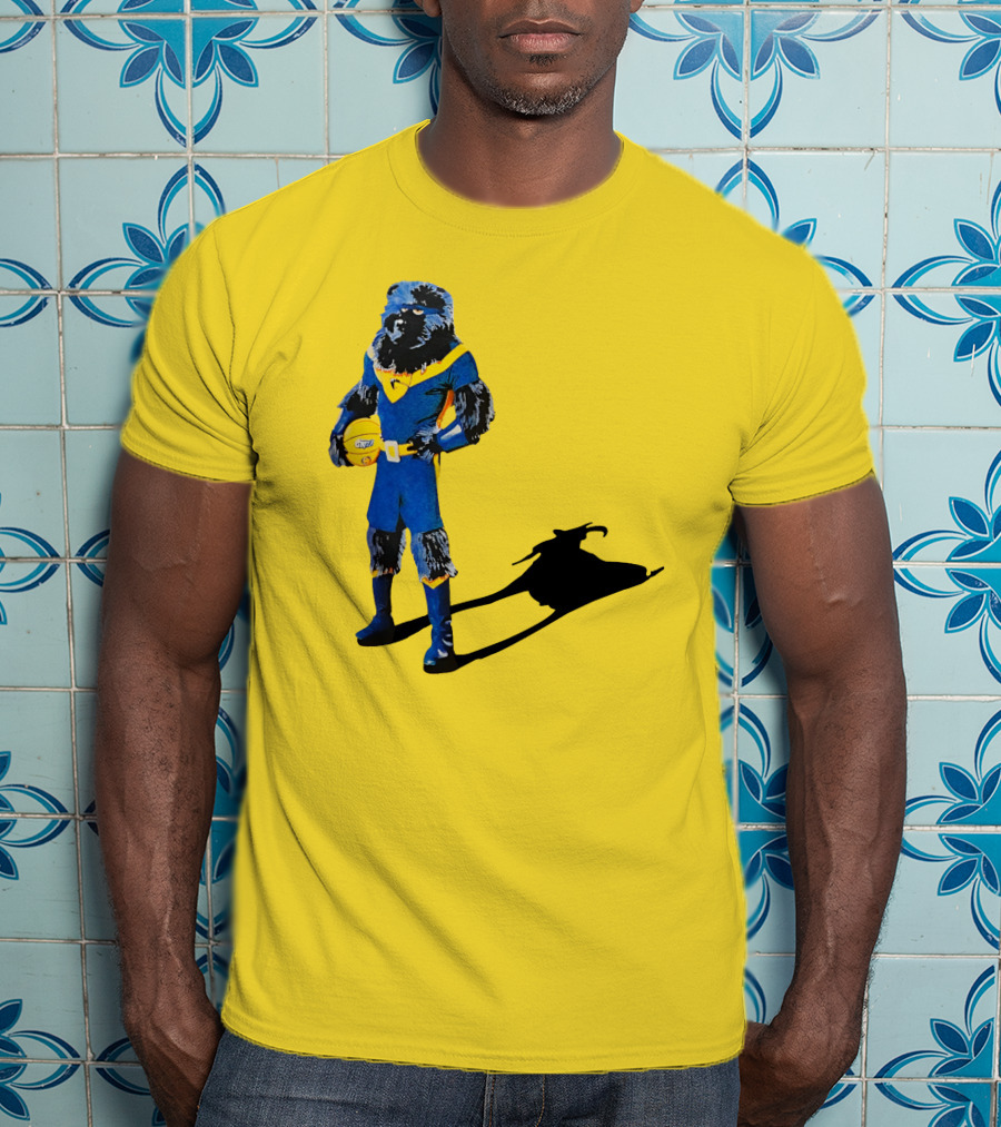 Memphis Grizzlies Basketball GOAT With Superhero Bear And Goat Shadow T-Shirt