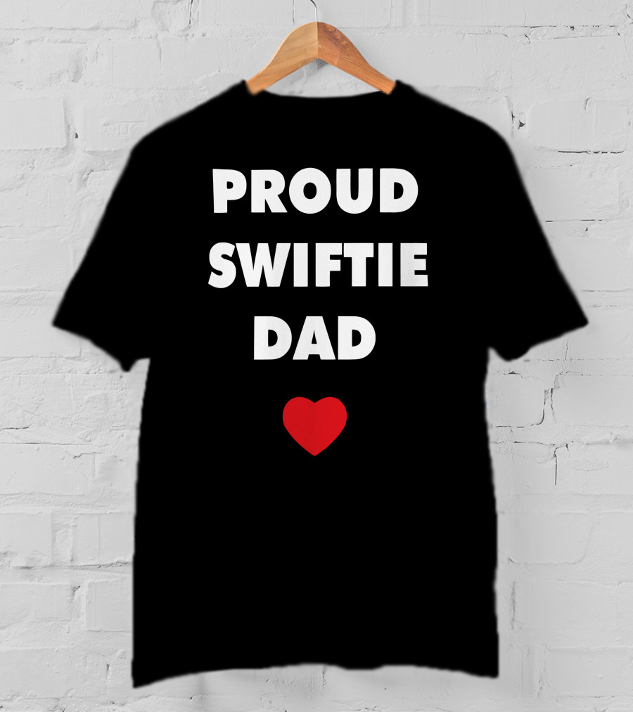 Proud Swiftie Dad Heart T-Shirt