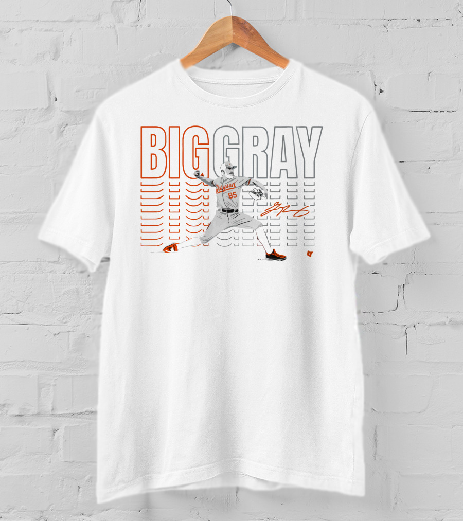 BIG GRAY Grayson Rodriguez Pitching Number 85 Dynamic T-Shirt