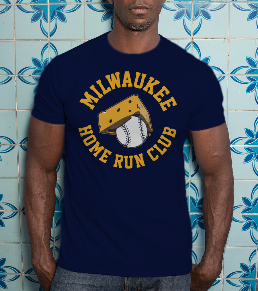 Milwaukee Home Run Club Cheese Baseball T-Shirt