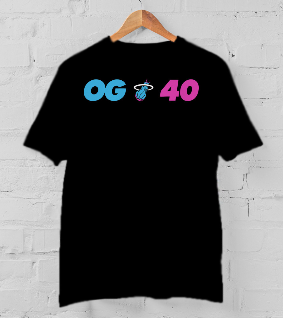 OG Miami Heat 40 T-Shirt
