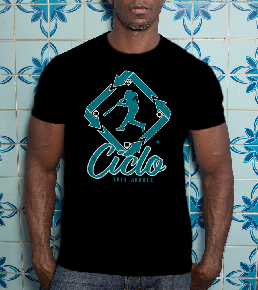 Ciclo Luis Arraez Baseball Diamond Pathway T-Shirt