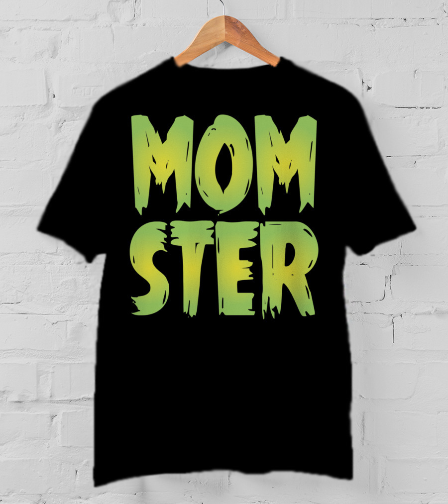 MOM-STER Green Halloween Relaxed Fit Costume T-Shirt