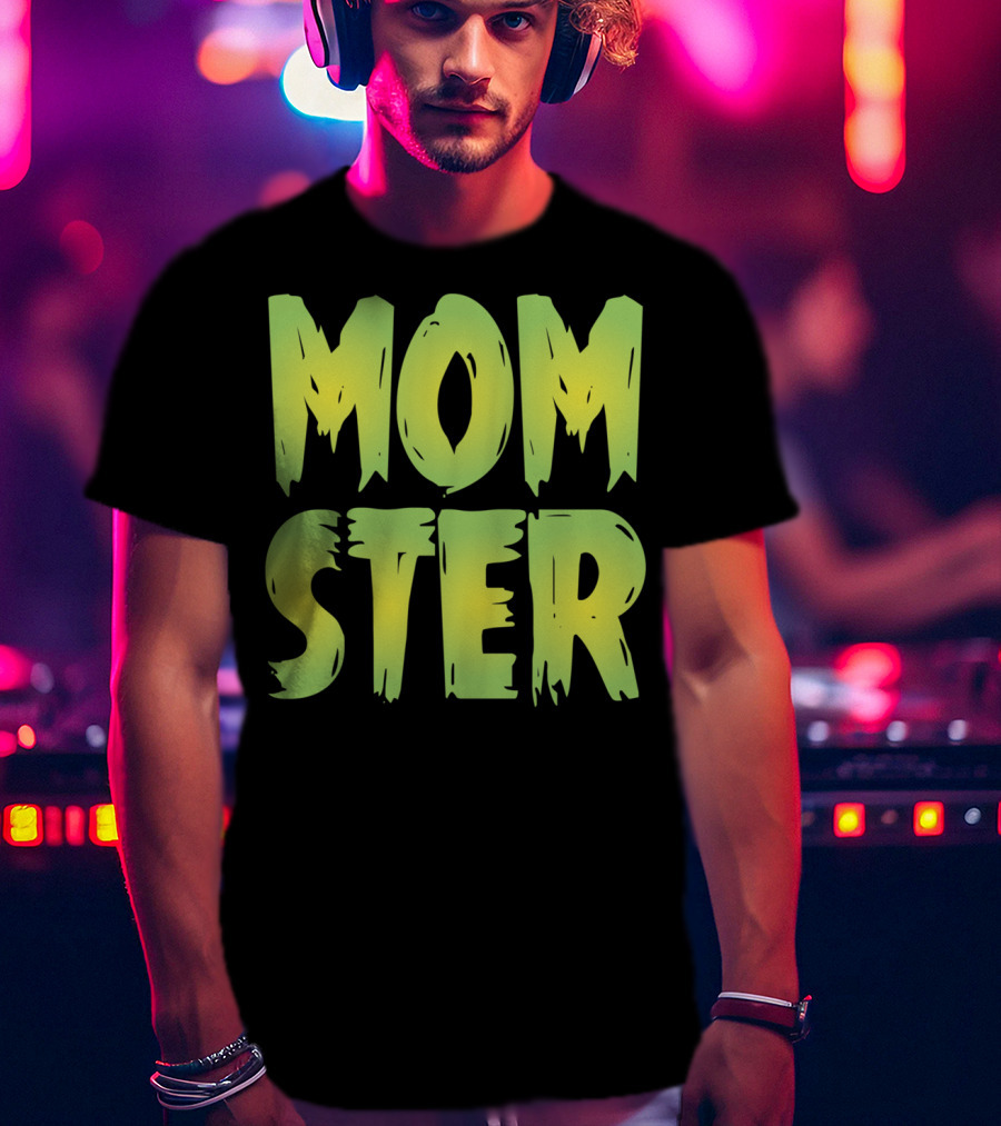 MOM-STER Green Halloween Relaxed Fit Costume T-Shirt