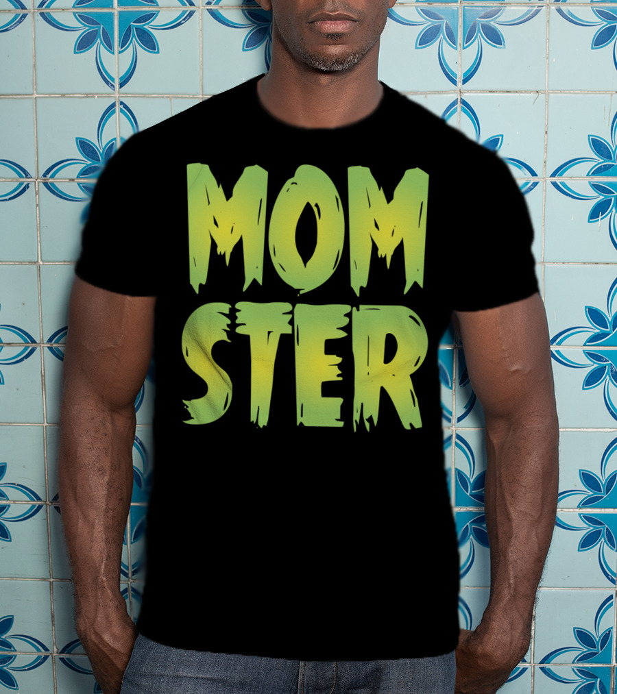MOM-STER Green Halloween Relaxed Fit Costume T-Shirt