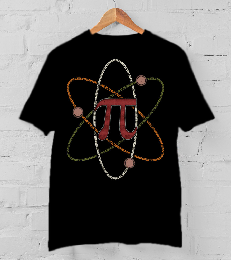 PI Day Atom 3.14 Math Teacher Geek Science Lovers T-Shirt