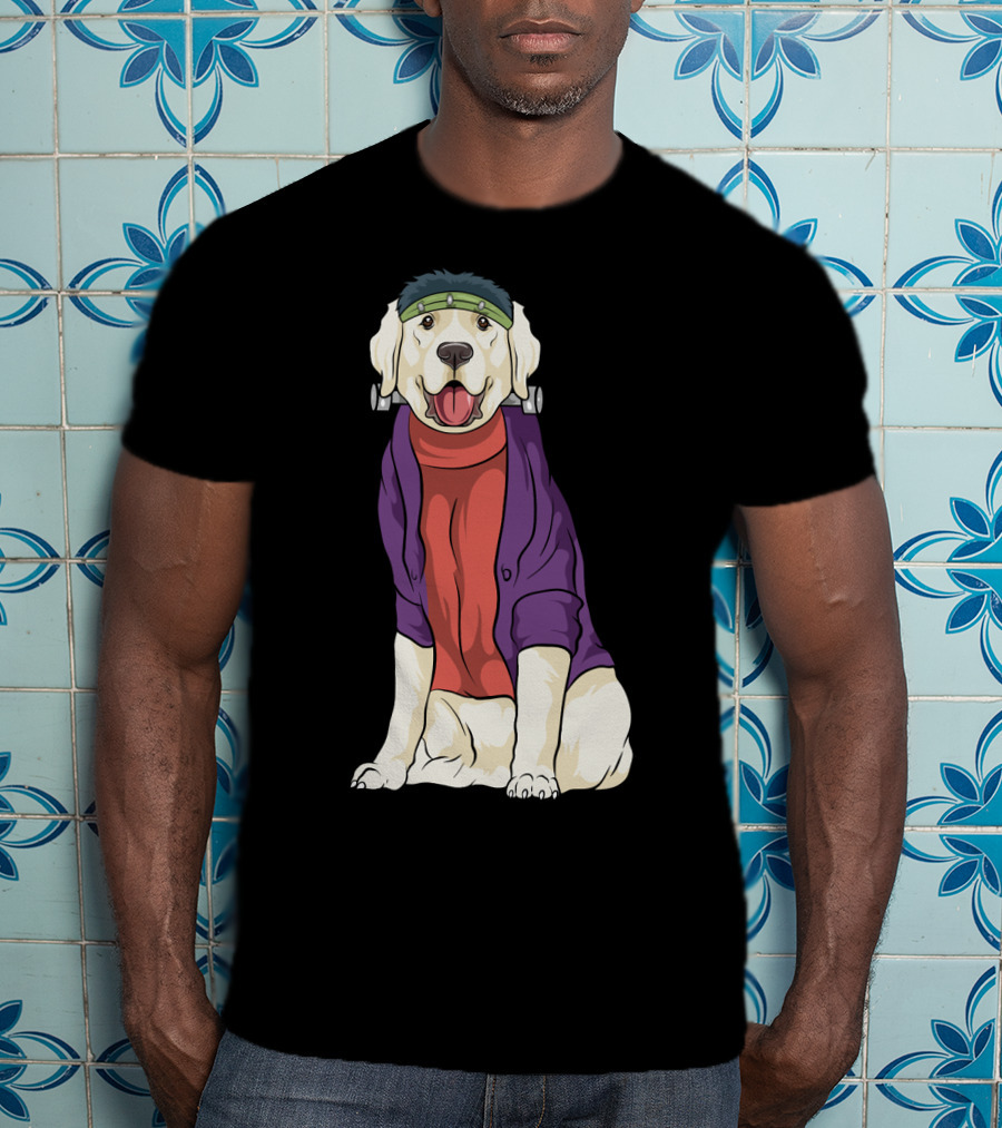 Golden Retriever Frankenstein Costume Halloween Dog T-Shirt