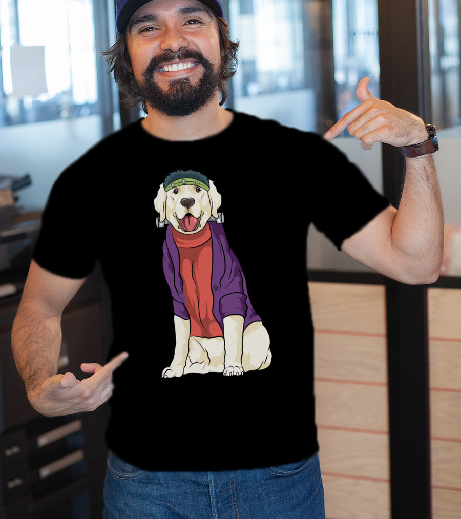 Golden Retriever Frankenstein Costume Halloween Dog T-Shirt