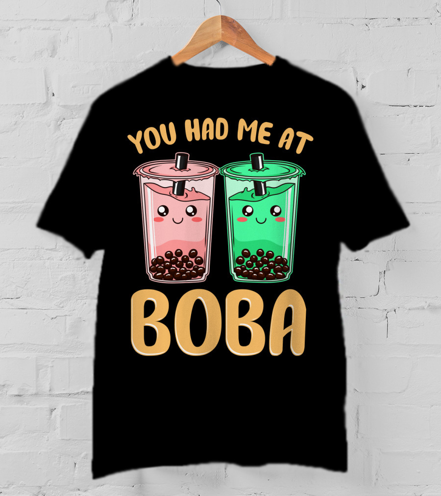 You Had Me At Kawaii Bubble Tea Boba T-Shirt