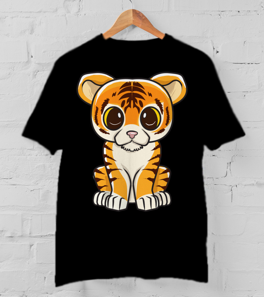 Kawaii Tiger International Tiger Day Cute Tiger T-Shirt