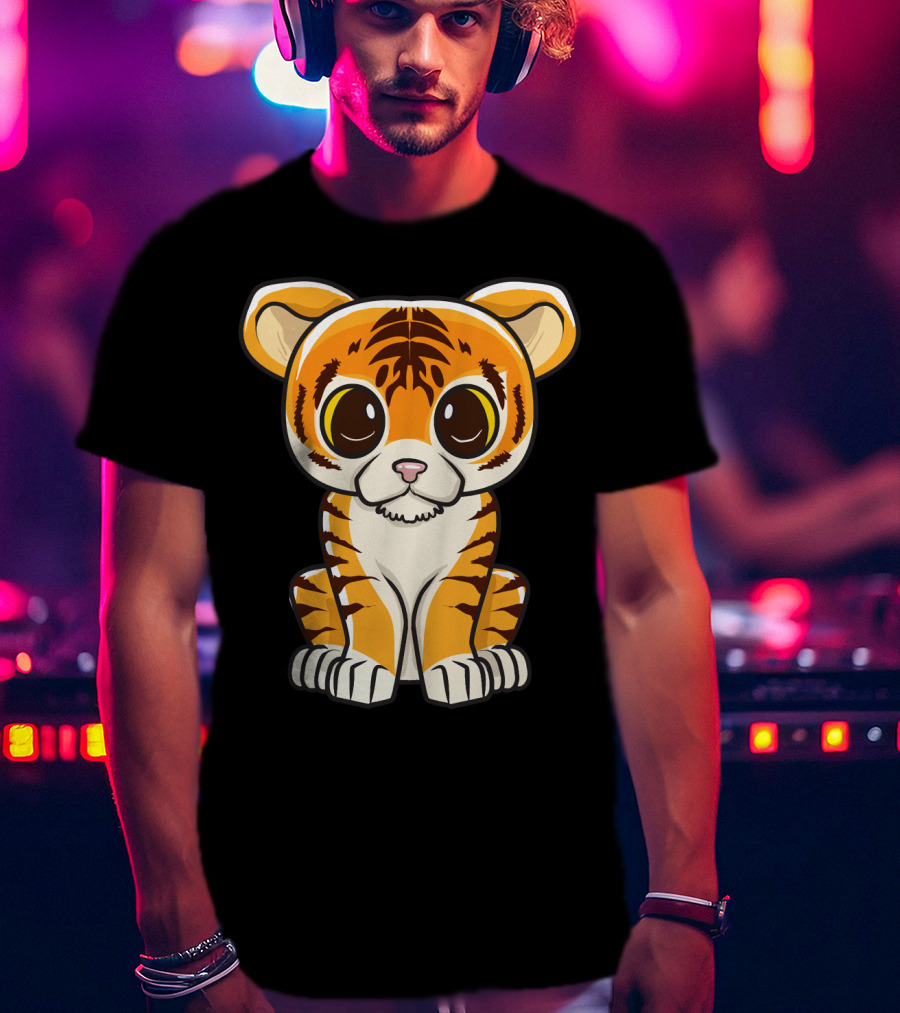 Kawaii Tiger International Tiger Day Cute Tiger T-Shirt