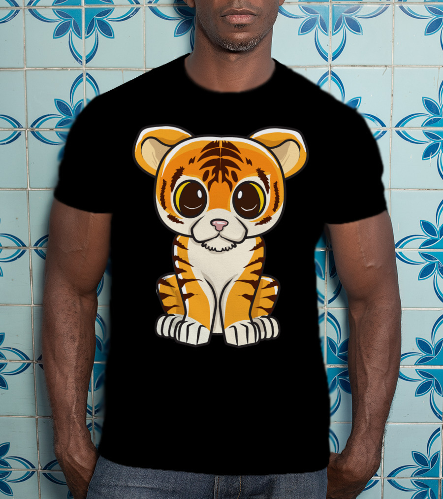 Kawaii Tiger International Tiger Day Cute Tiger T-Shirt