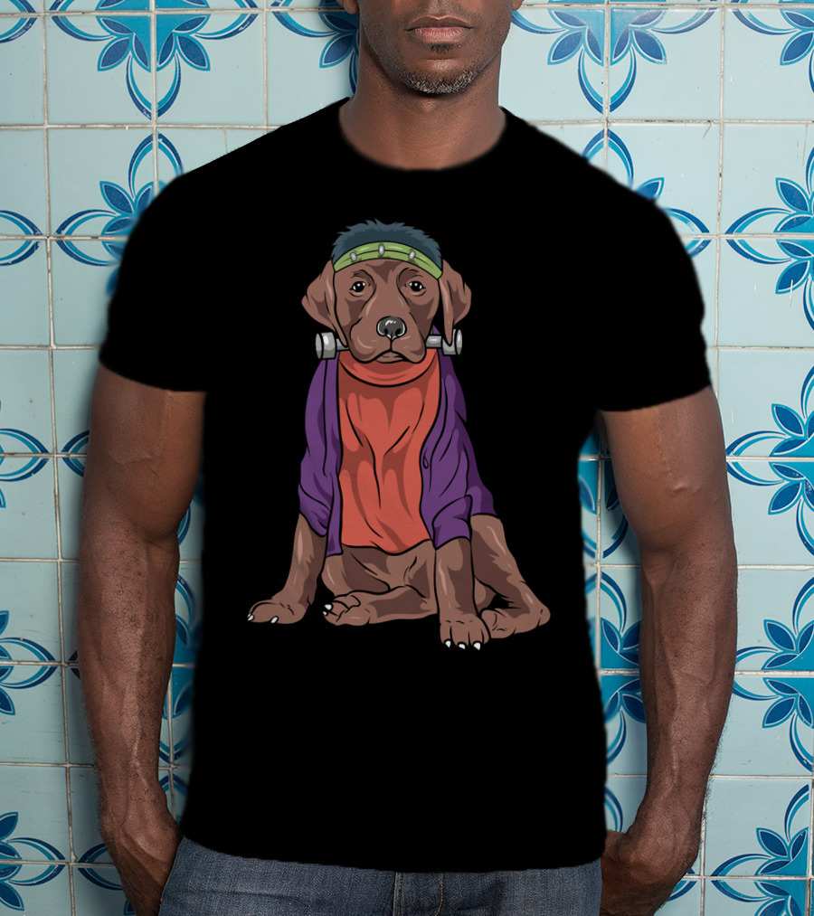 Funny Labrador Retriever Frankenstein Dog Costume T-Shirt