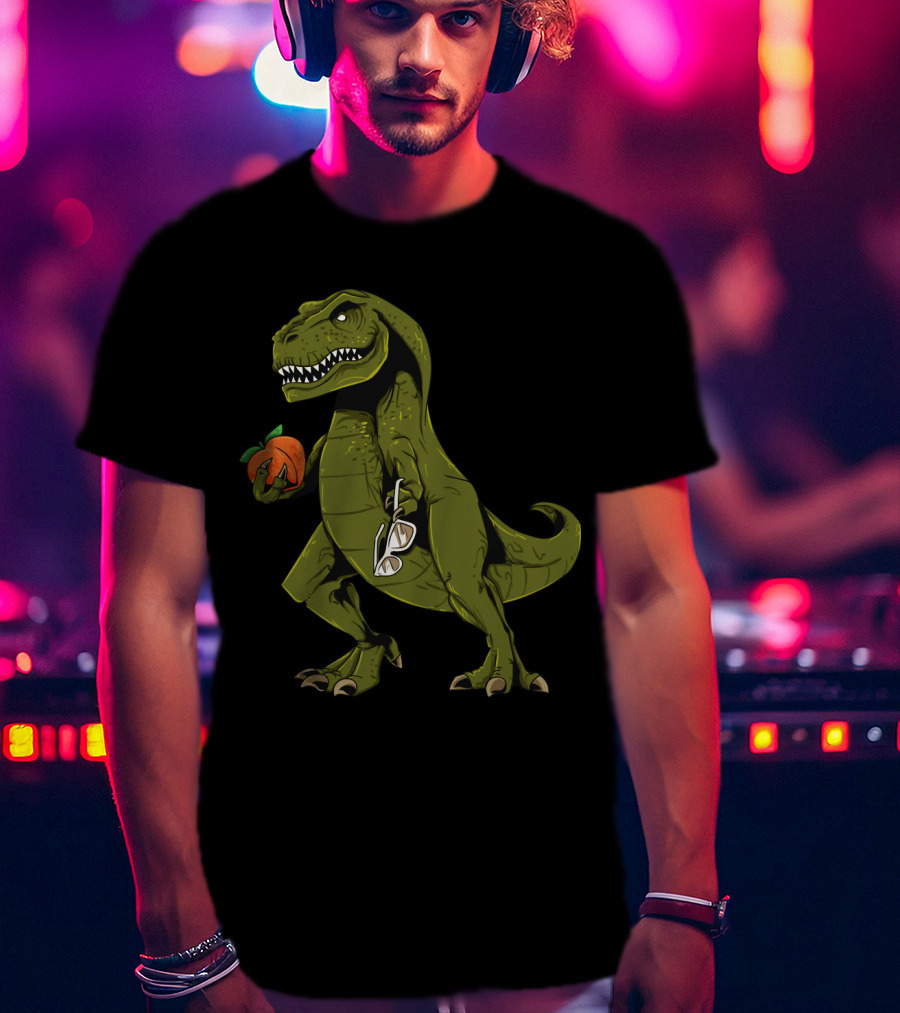 State Of Georgia Dinosaur Holding Peach Funny Sweet Georgia Peach T-Shirt