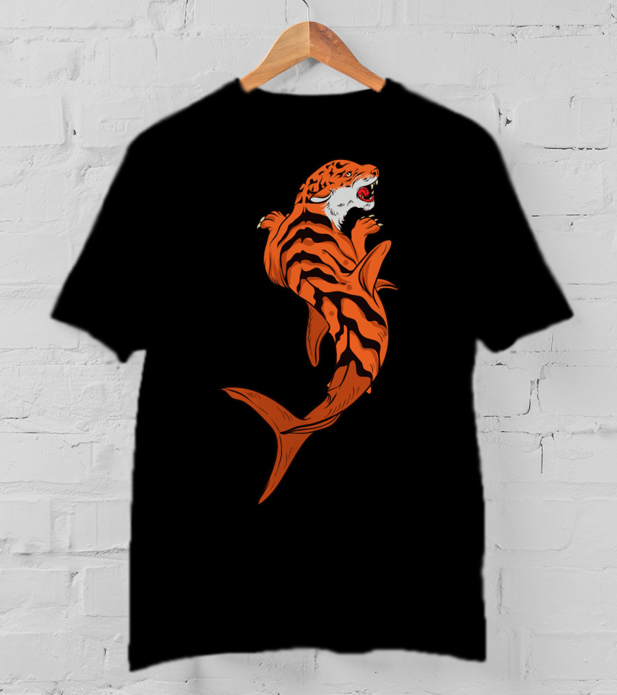 Tiger Shark Jawsome Tigershark Marine Biology Pun T-Shirt