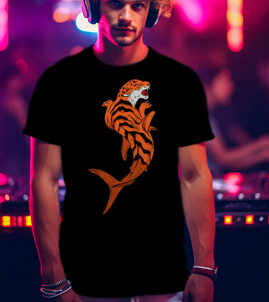 Tiger Shark Jawsome Tigershark Marine Biology Pun T-Shirt