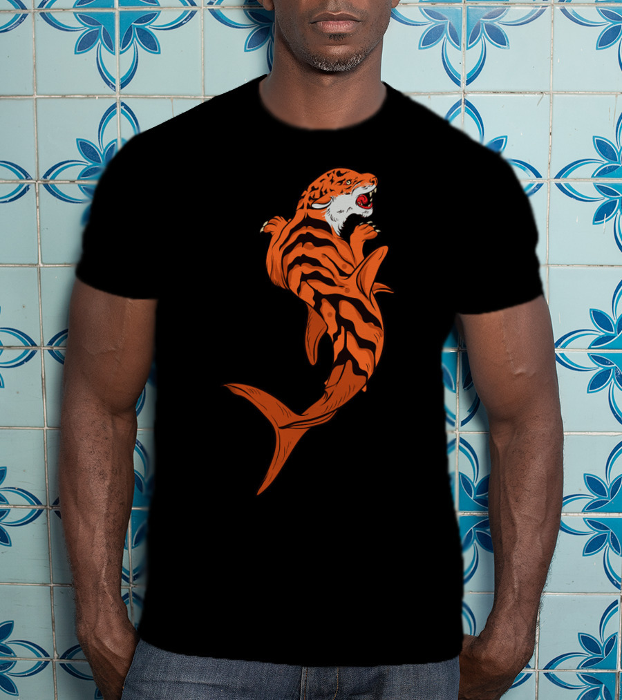 Tiger Shark Jawsome Tigershark Marine Biology Pun T-Shirt